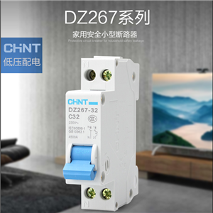 正泰(CHNT) 斷路器 空氣開關(guān) 家用空開 1P+N 雙進雙出 32A C型 DZ267